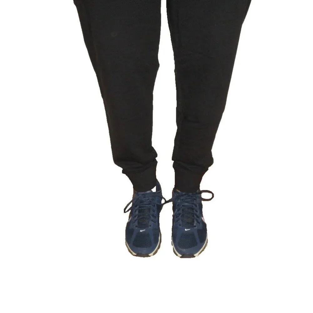 Tasc Performance Men's Varsity Fleece French Terry Jogger Pants Black NWT - Picture 8 of 13